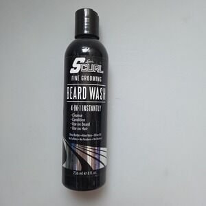 LUSTER'S S CURL BEARD 4-IN-1 WASH 8OZ WITH FREE SHIPPING! NEW
